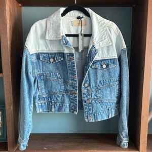 Blank NYC Two-Tone Denim Jacket NWT